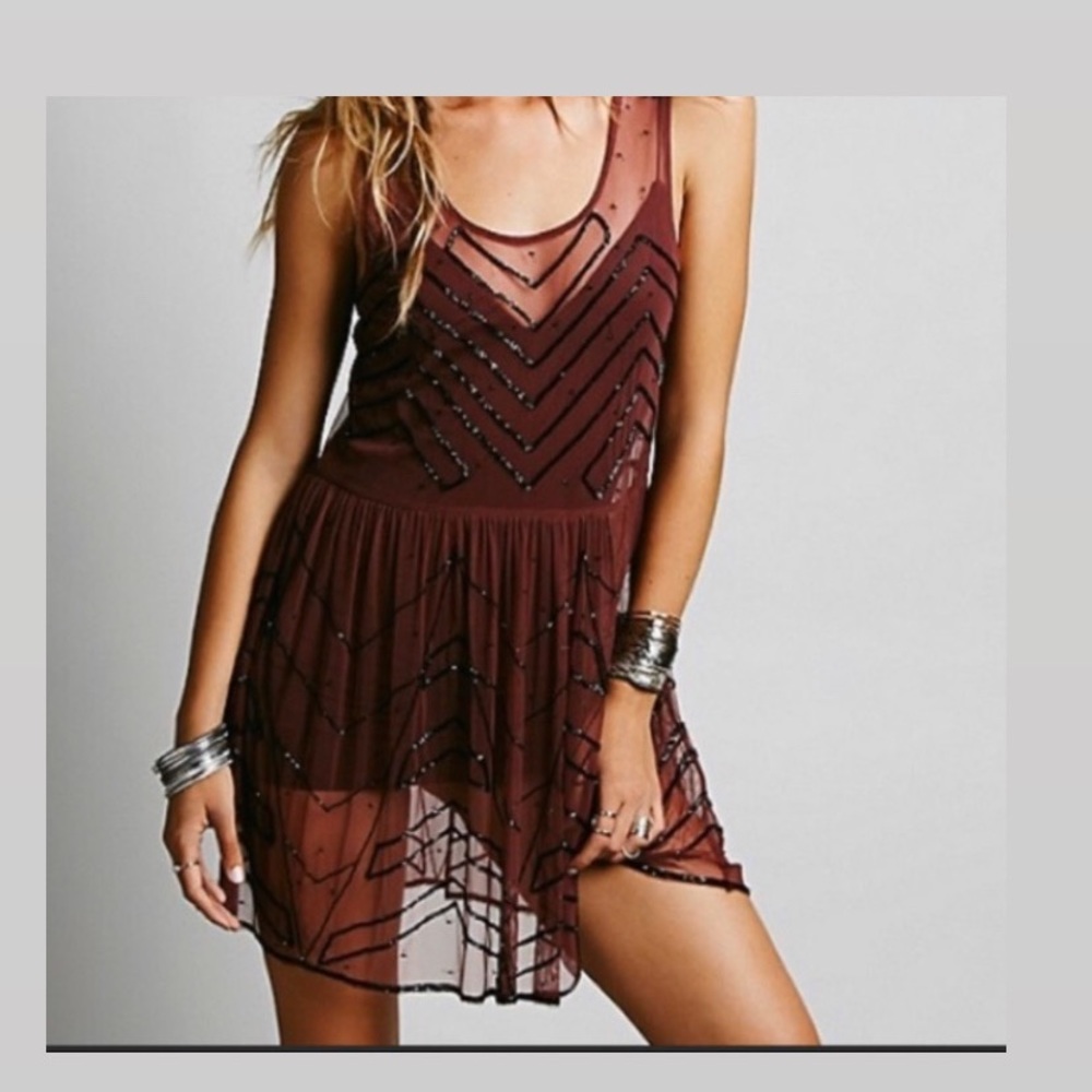 Free People beaded dress